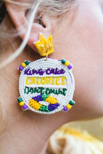 King Cake Earrings